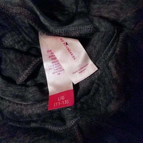 Tank Top Distressed Gray Owl Juniors Slit Open Back Large 11/13 - Picture 12 of 12